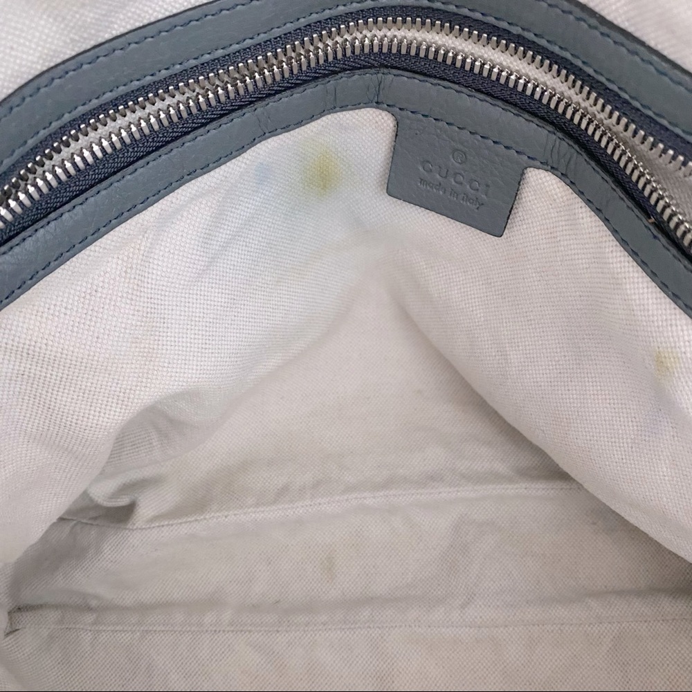 Gucci Soho Leather Briefcase Hong Kong Edition in Grey - Picture 14 of 15